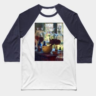 Pharmacists - Mortar, Pestle and Bottles by Window Baseball T-Shirt